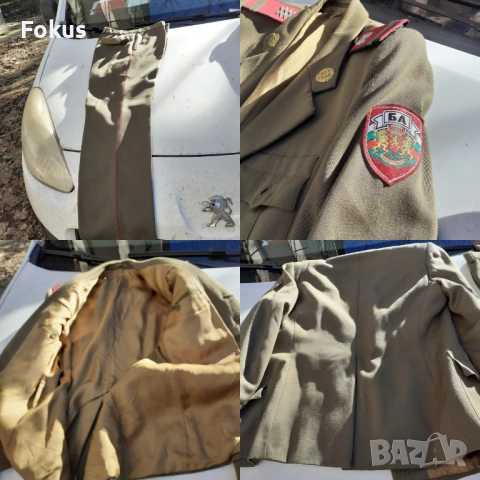 Стара военна униформа куртка панталон вратовръзка, снимка 7 - Антикварни и старинни предмети - 53266982