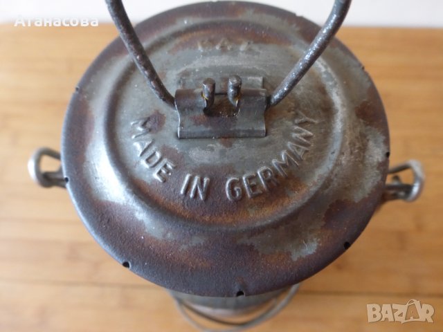 Стар немски фенер ВАТ №158, снимка 9 - Антикварни и старинни предмети - 41105202