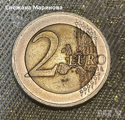 Монета 2€ А, снимка 2 - Нумизматика и бонистика - 53831376