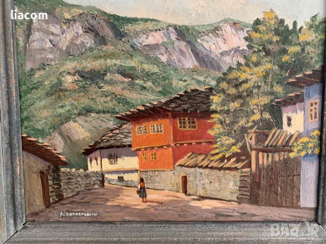 ДИМИТЪР ЛЮТИБРОДСКИ масло/платно, снимка 3 - Картини - 42433681