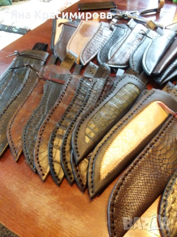 Кания от естествена кожа , снимка 3 - Други ценни предмети - 51564423