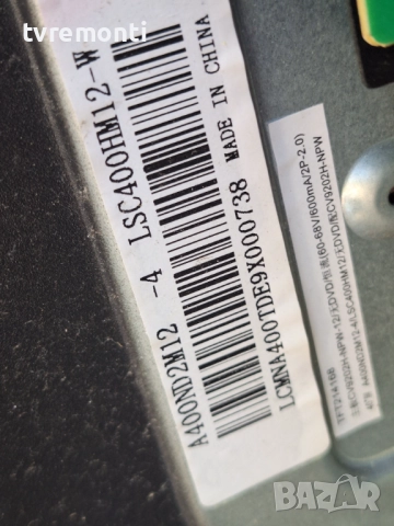 TCON BOARD 14Y_GA_EF11TMTAC2LV0.2 за 40-инчов телевизор JTC DVBPS14003HCAS, с дисплей LSC400FN04-W, снимка 4 - Части и Платки - 51675660