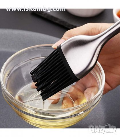 СИЛИКОНОВА ЧЕТКА С МЕТАЛНА ДРЪЖКА ЗА МАЗАНЕ - код СТОМАНЕНА ДРЪЖКА, снимка 10 - Прибори за хранене, готвене и сервиране - 33907038