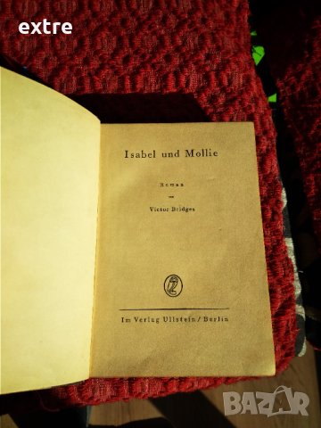 isabel und mollie victor bridges, снимка 1 - Художествена литература - 39611192