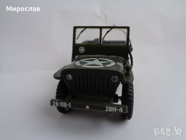  VICTORIA 1/43 JEEP WILLYS ИГРАЧКА КОЛИЧКА ВОЕНЕН МОДЕЛ ДЖИП, снимка 2 - Колекции - 44349818