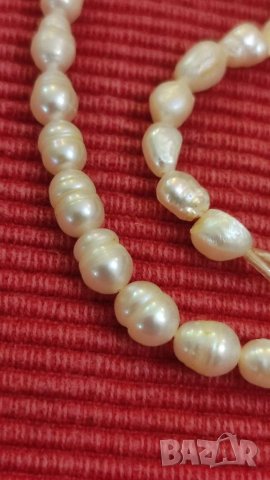 Старо колие, гердан, огърлица, естествени перли., снимка 3 - Колиета, медальони, синджири - 40696620