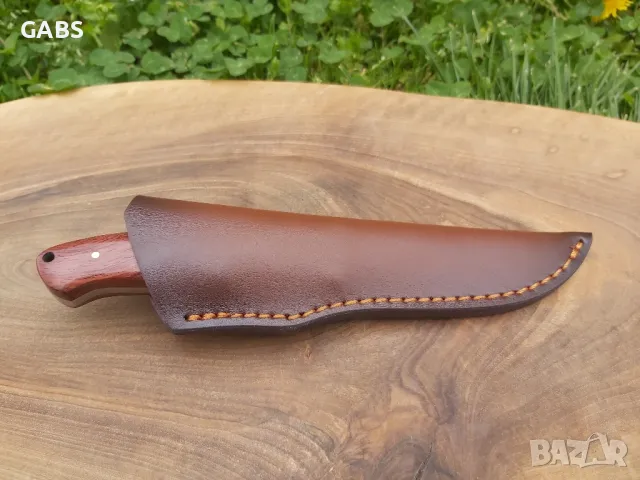 Ловен нож ръчна изработка с кожена кания,фултанг,LN401, снимка 3 - Ножове - 49961326