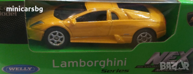 1:64 Метални колички: LAMBORGHINI MURCIELAGO - Welly, снимка 1 - Колекции - 44638440