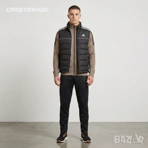 Мъжки анцуг ADIDAS CLASSIC сиво-кафяв/бежов оттенък, снимка 3 - Спортни дрехи, екипи - 51365068