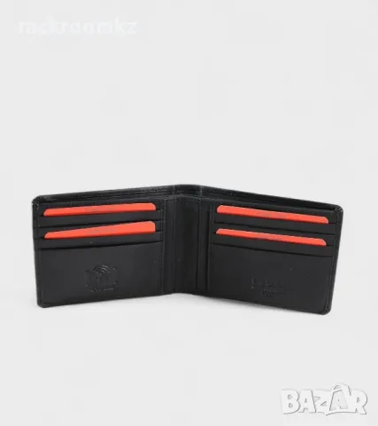 Мъжки портфейл от естествена кожа в черно марка Pierre Cardin, снимка 5 - Портфейли, портмонета - 50316586