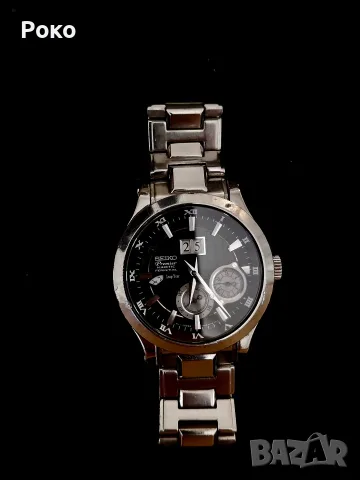 Seiko Premier Kinetic Perpetual (Вечен календар) – 100% Оригинален и изправен