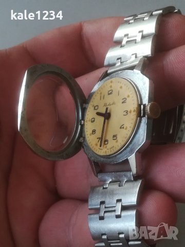 Часовник Ракета. За незрящи. Брайлов. Механичен. Мъжки. Raketa. Vintage watch. , снимка 4 - Мъжки - 42403273