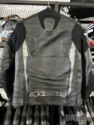 Кожено мото яке ALPINESTARS GP PLUS V2 BLACK,52-М/L ,оригинално 149.90 €, снимка 3 - Аксесоари и консумативи - 55941523