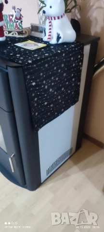 Пелетна камина Golden fire GF 30kw, снимка 6 - Отоплителни печки - 52840406