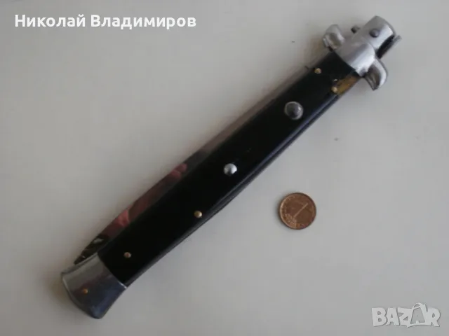 Голям 33,3 см. нож тип пеперуда италиански джобен , снимка 1