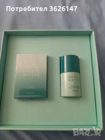 Дамски парфюм и ролон,в подаръчна кутия.