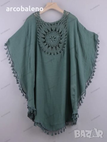 Секси дамска плажна туника, 7цвята, снимка 18 - Туники - 41591319