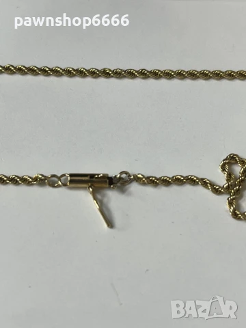 Златен синджир 14 К, снимка 7 - Колиета, медальони, синджири - 51217779