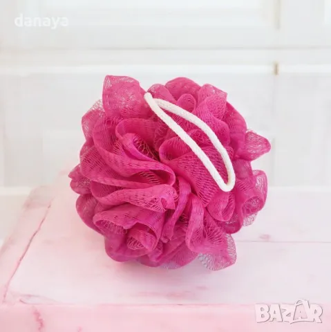 5362 Цветна гъба за баня Панделка, 40 гр., снимка 3 - Други - 47687751