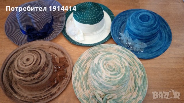 Елегантни дамски шапки, снимка 1 - Шапки - 39390100
