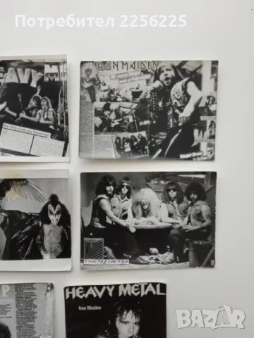 ЛОТ стари картички на метъл групи (лот 9), снимка 5 - Колекции - 49880049