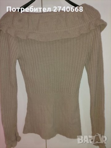 Дамски блуза плетиво, снимка 2 - Блузи с дълъг ръкав и пуловери - 34629940