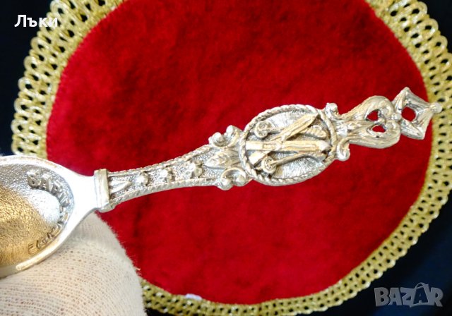 Лъжица от калай за скиори. , снимка 7 - Антикварни и старинни предмети - 39968040