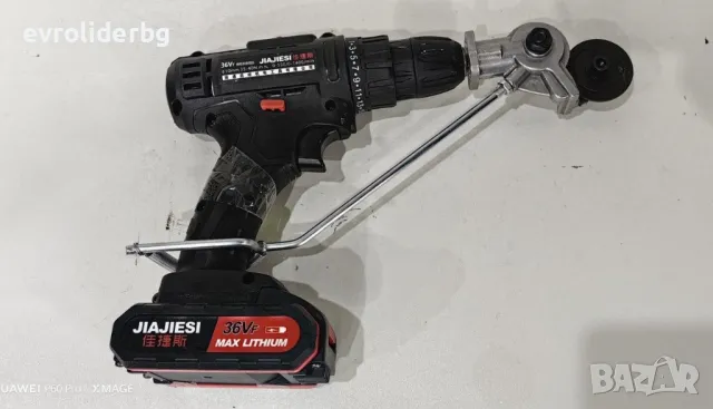 ШОК ЦЕНА!!! ПРИСТАВКА ЗА РЯЗАНЕ НА ЛАМАРИНА 2в1 ЗА ВИНТОВЕРТ И БОРМАШИНА., снимка 7 - Винтоверти - 49136186