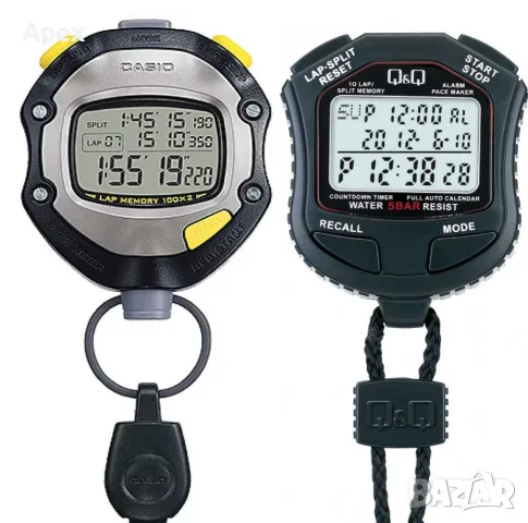 Професионален Хронометър Q&Q HS45J Casio HS-70W-1.Дигитални Хронометри за Спортисти Треньори.Таймер
