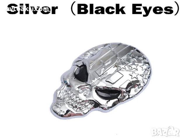 3D Метална емблема Череп 5-цвята, снимка 7 - Аксесоари и консумативи - 52083511