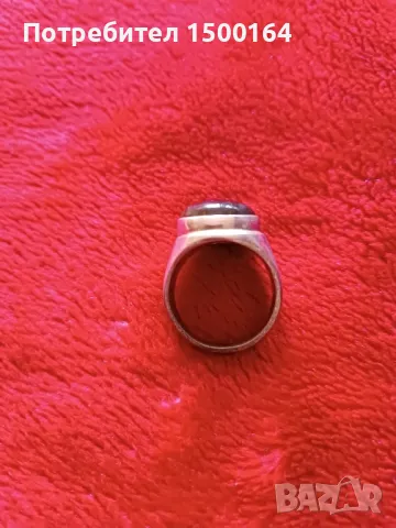 пръстен от лабрадорит , снимка 4 - Пръстени - 48083977