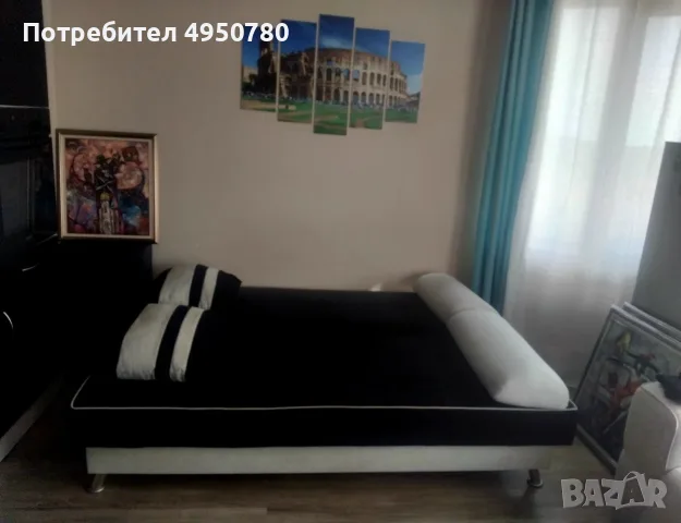 Разтегателен диван - спалня с ракла, снимка 2 - Дивани и мека мебел - 56095928