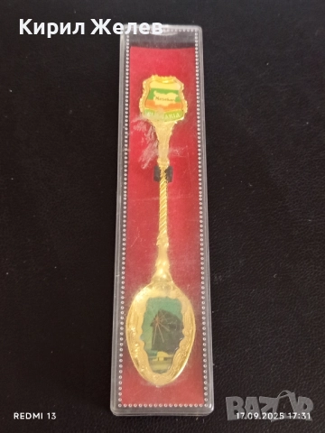 Колекционерска лъжичка сувенир спомен от НЕСЕБЪР перфектна 14204