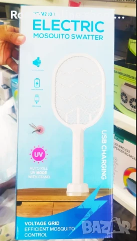 Електрическа палка за унищожаване на комари,мухи,молци и всякакви насекоми с вградена батерия, снимка 14 - Други - 50474313