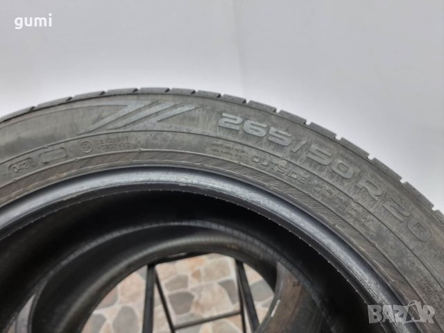 2бр летни гуми 265/50/20 Nokian C073 , снимка 4 - Гуми и джанти - 41620213