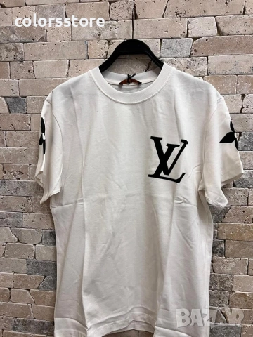 Мъжка бяла тениска Louis Vuitton/IM113N