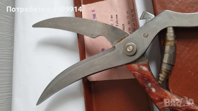 Стара ножица за птици на завод "Петко Денев"Габрово, снимка 9 - Антикварни и старинни предмети - 53666966