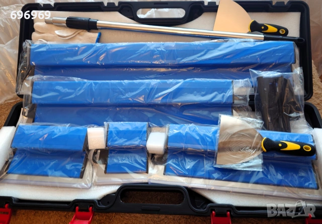 Ножове за шпакловане 8 части с куфар по лиценз на Кнауф.