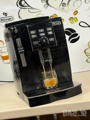 Кафемашина кафе автомат delonghi magnifica S с гаранция, снимка 5 - Кафемашини - 53171052