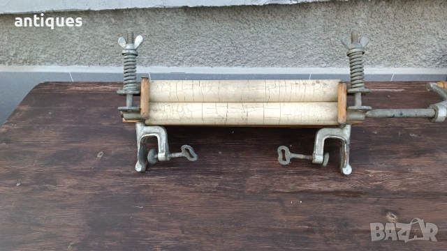 Стара ръчна преса за дрехи - 1955г. - L.Z. MET. ŁÓDŹ - Poland, снимка 4 - Антикварни и старинни предмети - 53646859