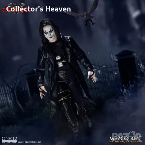 One:12 Collective The Crow Eric Draven Figure - MEZCO TOYZ Гарванът екшън фигурка фигура играчка , снимка 1 - Колекции - 48435406