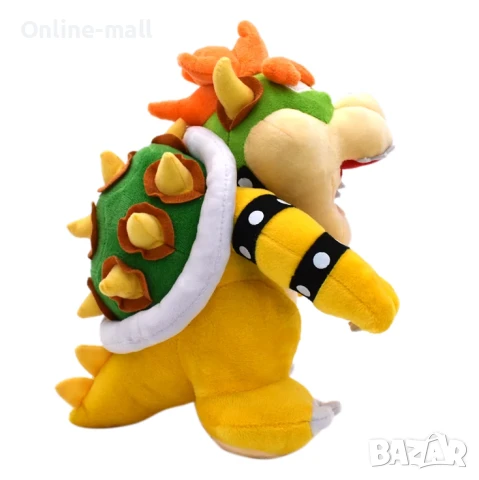 Плюшена играчка Дракон Супер Марио Super Mario, 30см, снимка 5 - Плюшени играчки - 50492098