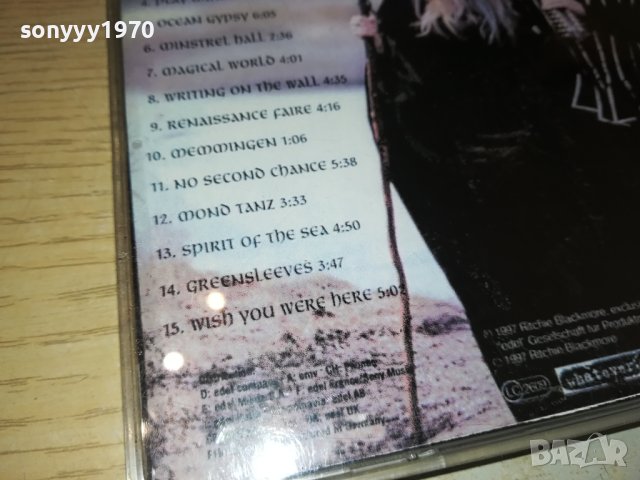 BLACKMORES NIGHT-UNDER A VIOLET MOON CD 0608231438, снимка 13 - CD дискове - 41772352