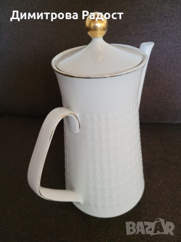 Порцеланови чайници с капаче! Състояние използвано като ново без забележки! , снимка 3 - Сервизи - 44693783