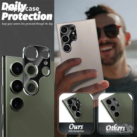 Samsung Galaxy S26 Ultra / 3D 9H Стъклен протектор за камера, снимка 4 - Фолия, протектори - 52734024