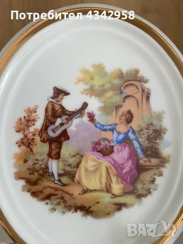 Порцеланова ретро декорация за стена., снимка 3 - Антикварни и старинни предмети - 50637717