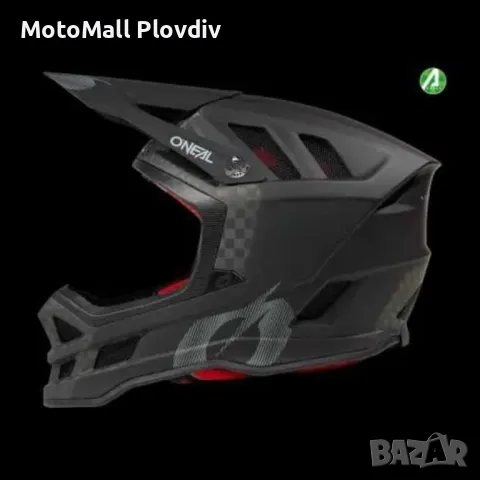 Вело каска O'NEAL BLADE CARBON IPX V.22 black/carbon, снимка 3 - Аксесоари и консумативи - 49268884