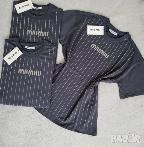 овърсайз тениска miu miu , снимка 7 - Тениски - 51173953