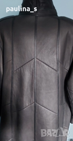 Shepard Emmy Asphalt genuine leather coat / size EU46. , снимка 9 - Палта, манта - 52526317