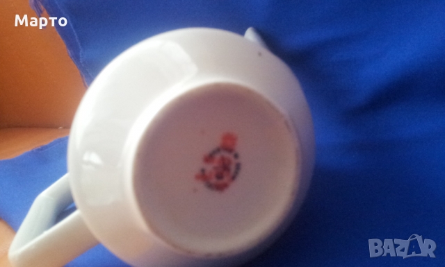 Порцеланова кана с капаче за чай или мляко, снимка 3 - Други - 36065114